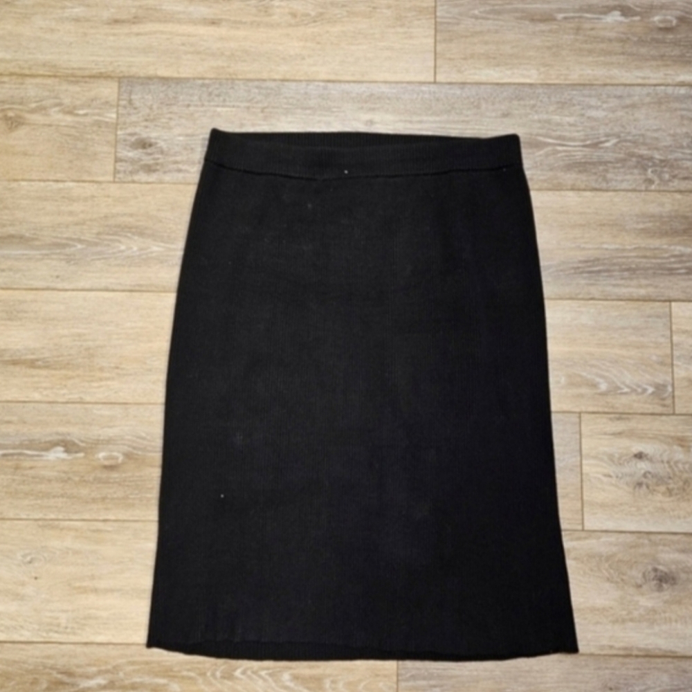 Elegant Black Women's Skirt Sz L